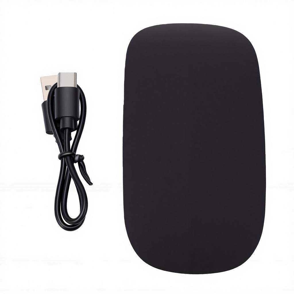 Wireless Bluetooth Mouse Ergonomic Design Multi Touch Control Slim Type C Rechargeable Wireless Mouse