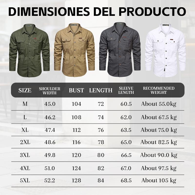 Summer Tactical Shirt Men's Breathable Long Sleeved Work Shirt