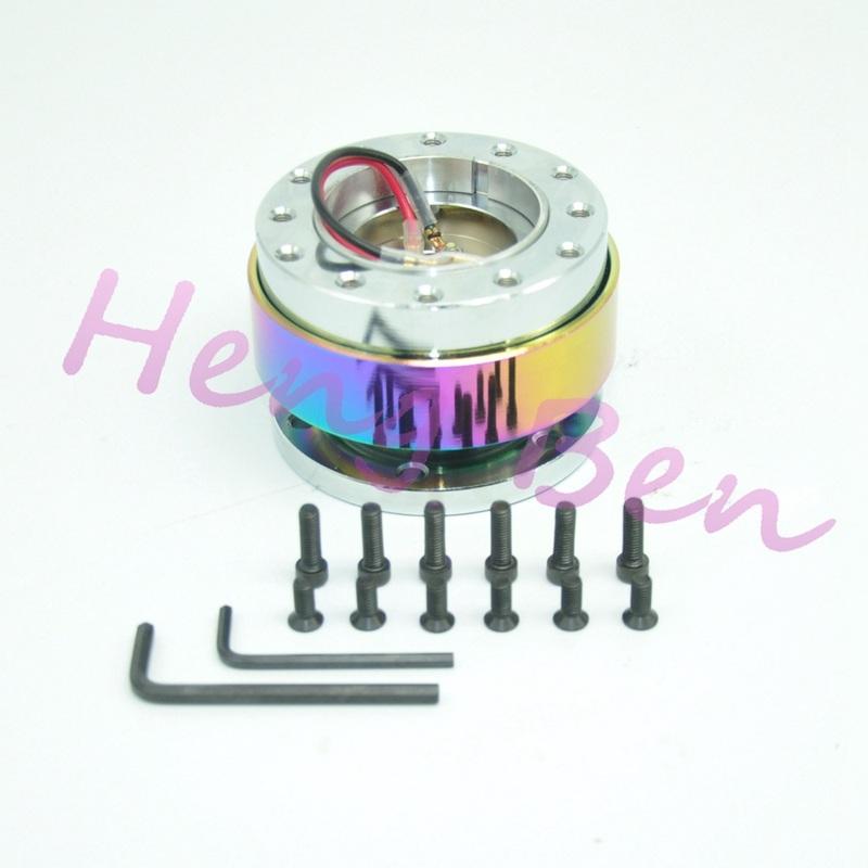 Universal Steering Wheel Snap Off Quick Release Hub Adapter Boss kit 8 colors available