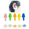 20pairs Soft Silicone Earplugs Waterproof Swimming Ear Plugs Reusable Noise Reduction Sleeping Ear Plugs Hearing Protection