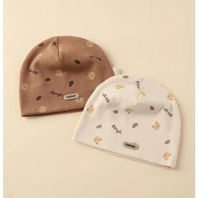 Cartoon Print Baby Cap - Soft, Protective, All-Season Infant Hat