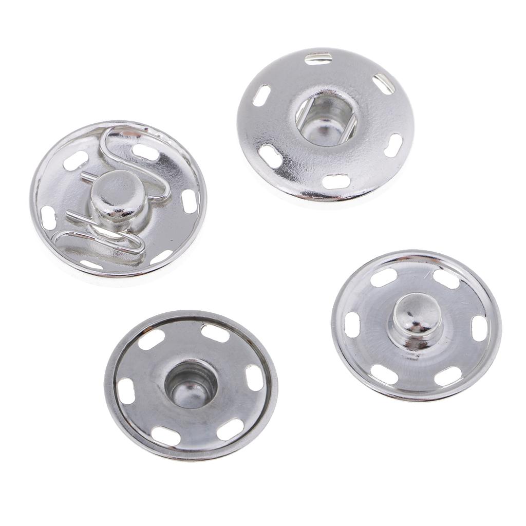 Metal Press Stud Snap Fastener Set Decorative Sewing Buttons for Sewing Clothing Repair and Accessories