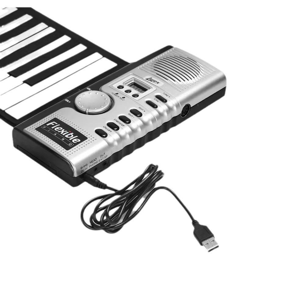 61-Key Portable USB-Powered Beginner Electronic Keyboard for Children