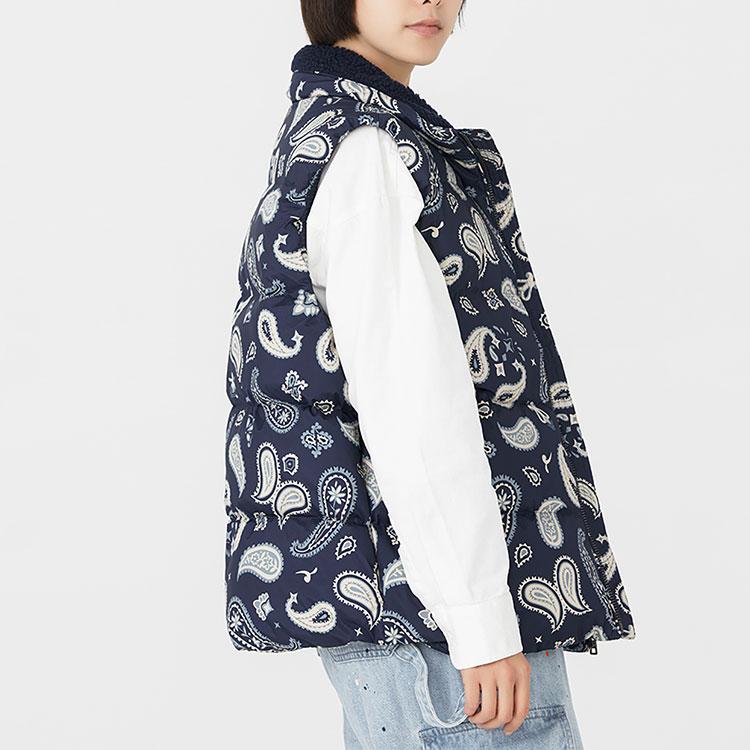 New MLB Down Vest Unisex Dark Marine Blue 3ADVI0126-50NYD