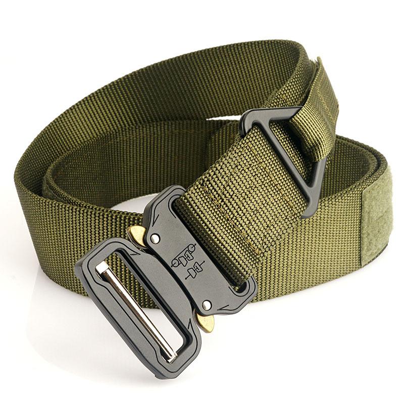 

4.5 см серия Cobra, тактический ремень на липучке для улицы, многофункциональный нейлоновый военный тренировочный ремень, модель для военных фанатов армия зеленый