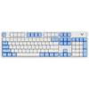 Rapoo V500PRO White Blue 104-Key Wired Gaming Mechanical Keyboard