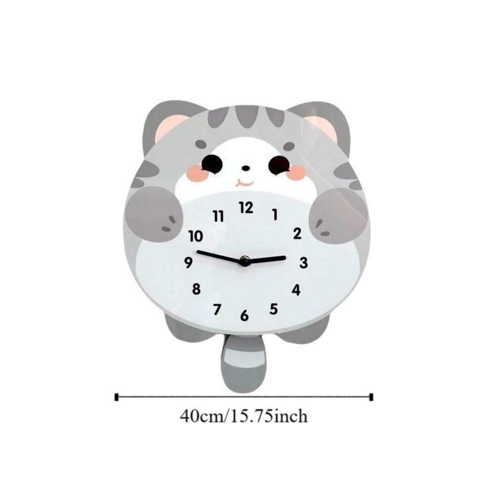 Cartoon Silent Clock Unique Hanging Clock Modern Wall Clock  Office
