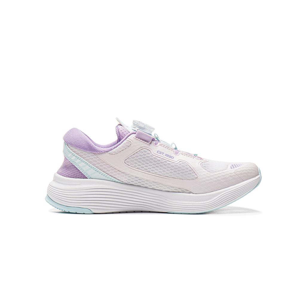 Li Ning Kids Sports Lifestyle Series Comfortable Versatile Non-Slip Wear-Resistant Breathable Low-Top Casual Shoes Men sneaker Pink White YKCV048-2