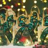 Raffia Christmas Gifts Bag Bowknot Xmas Eve Tote Handbag Party Supplies Gift Wrap Bags  Snack
