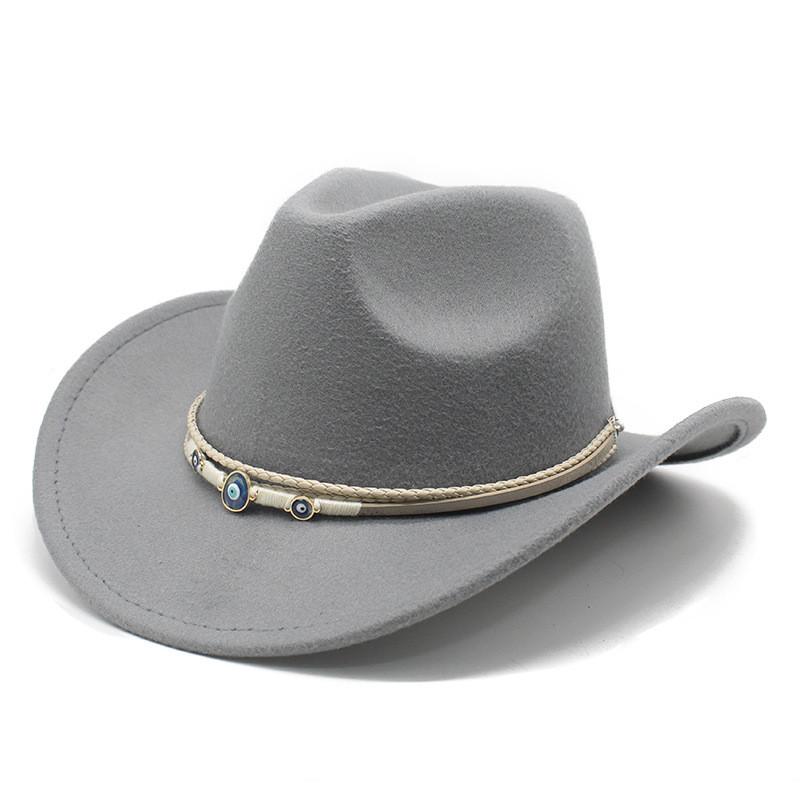 Vintage Cowboyhoed Met Brede Rand Voor Mannen Vrouwen Zonbescherming En Ademend Vermogen