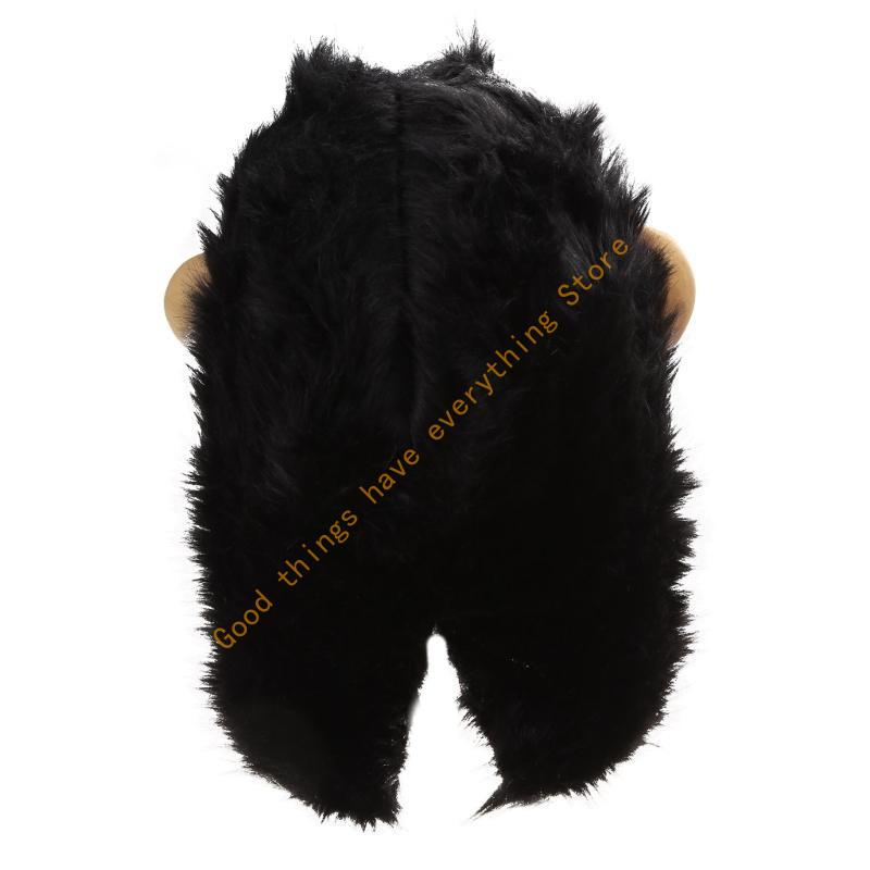 Novelty Monkey Mask Creepy Animal Chimp for Head Masks Halloween Party D 55KF