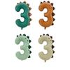 Matte Finish Number Foil Balloons Aluminum Foil Number Shape Cartoon Number Balloons Cartoon Design Dinosaur Theme Balloons