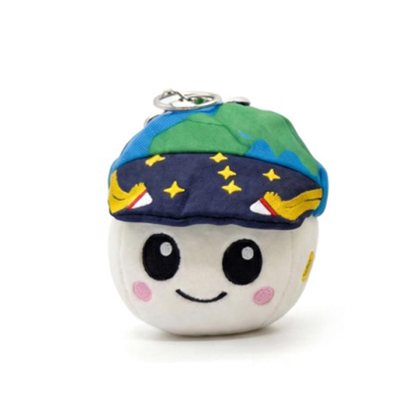 Multicolor Embroidered Hat Plush Toy Set For Kids Collectible Stuffed Soft Dolls With Keychains Waist Waist
