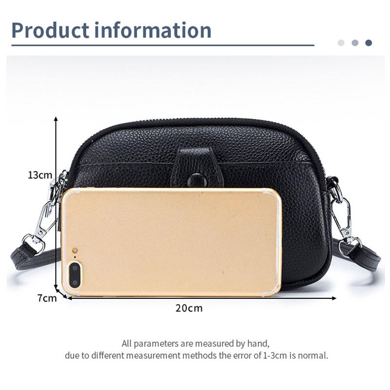 Borsa a Spalla da Donna 100% Vera Pelle Tendenza Moda Grande Capacità Borsa a Tracolla da Donna Morbida Pelle di Mucca Borse di Lusso