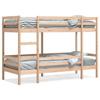 VidaXL Bunk Bed 90x200 Cm Solid Pine Wood, Loft Bed, Bunk Bed Frame, Wooden Bunk Bed 3284218