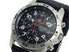 Men's Chronograph Watch SND399P, Tactical Black Dial, 1/20 Second Precision Quartz, Military Nylon Strap, 50m Water Resistant, Authentic JDM