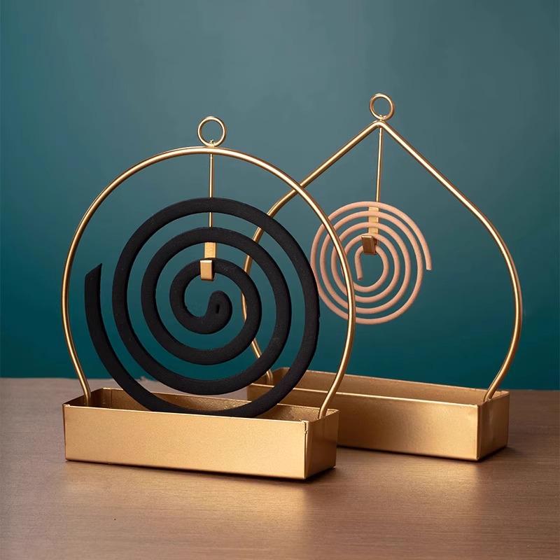 Fireproof Mosquito Repellent Incense Holder: Indoor Coil Tray & Censer Stand