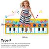 Kids Musical Carpet Baby Toddlers Fitness Keyboard Piano Mat Music Play Instrument Montessori Education Toys Gift for Girl Boy