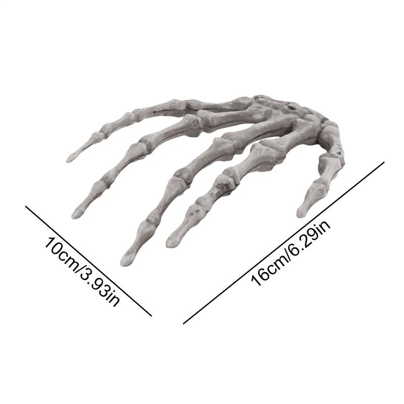 Skull Bone Shape Hairpins Funny Hand Bone Shape Skeleton Hair Clip For Halloween Gothic Design Props Halloween Accessories Prank