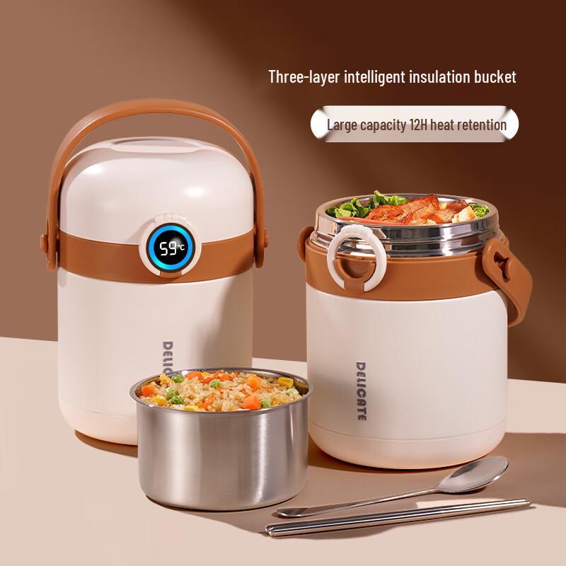 Ymer Double-Layer 304 Stainless Steel Insulated Lunch Box