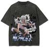 One Piece  Japanese anime Gear Fifth Luffy Washed TShirt  summer New  Cotton  Harajuku YK Short sleeves trend shirt