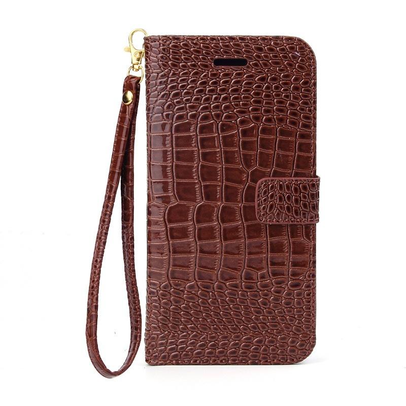 Suitable For IPhone 16 Crocodile Pattern 15PRO Phone Case Wallet S24 Phone Protection Leather Case