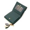 Daks Misty Flower Green Leather Check Wallet Dcwa2f307e2
