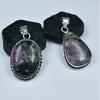 Ruby Zoisite CERTIFIED Gems Pear-Oval Cut 115 Ct Pendant 925 Sterling Silver My-330-k
