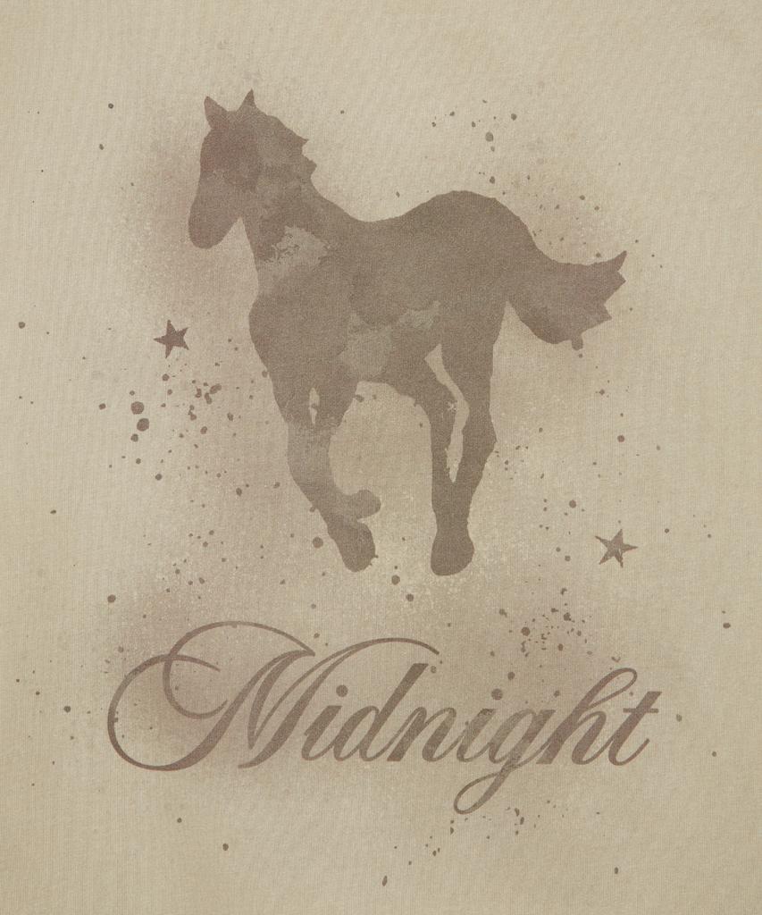 MIDNIGHT MOVE Horse T (Beige)