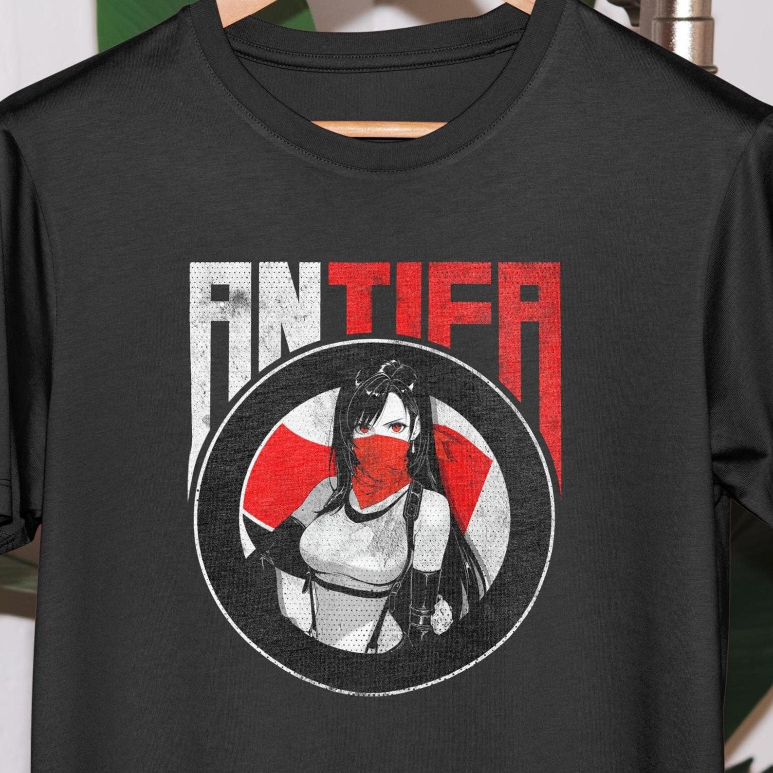 Antifa Tifa Shirt | Final Fantasy 7 Gamer Tee XL