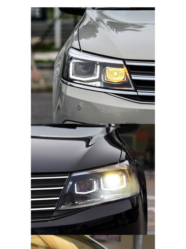 2012-2014 Volkswagen Lavida Xenon Projector Headlight Assembly with LED DRL and Turn Signals
