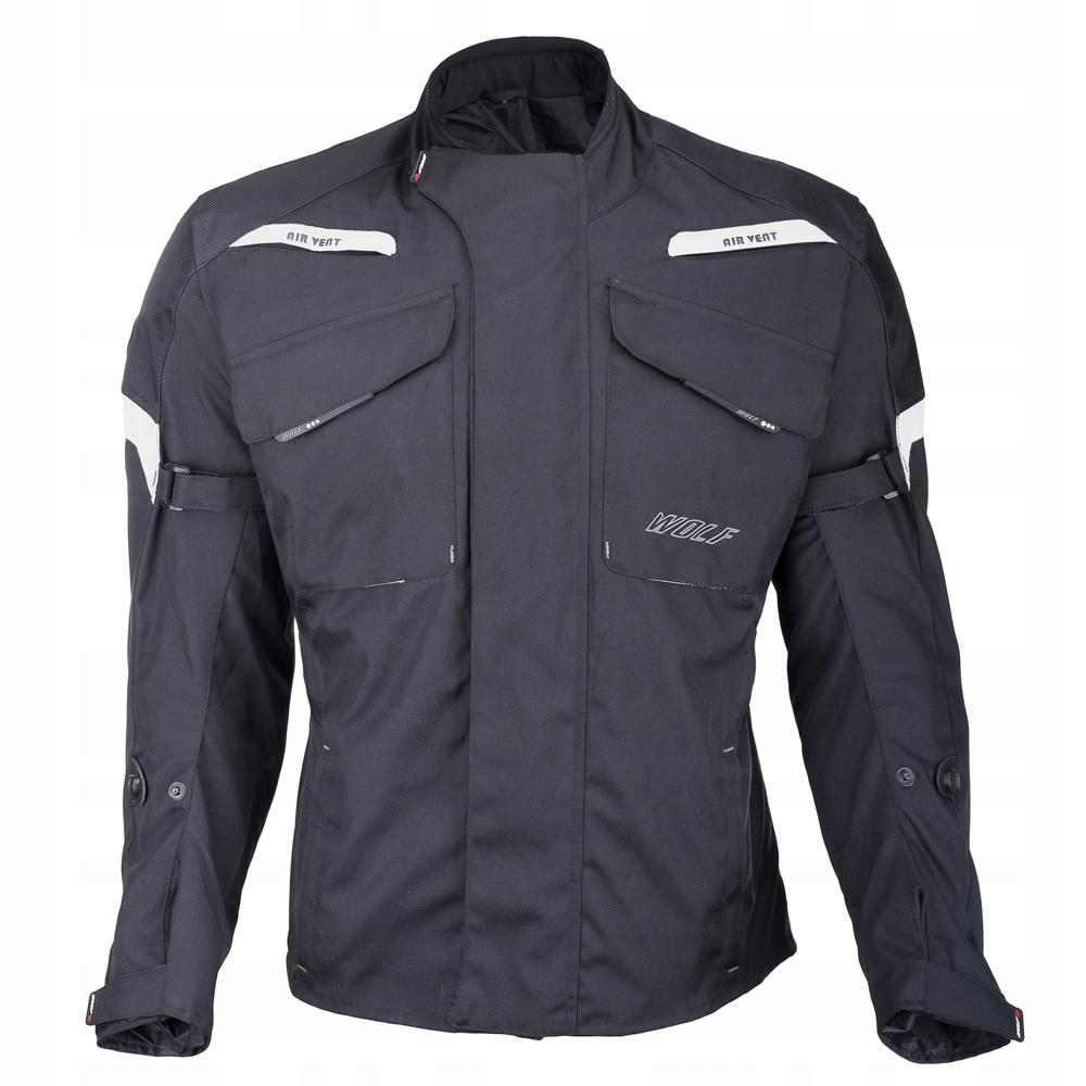 WOLF DURABLE TOURING MOTORCYCLE JACKET EXPLORER BLACK - Copy 2