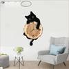 Contemporary Minimalist Cat Wall Clock – Creative Internet-Inspired Design, Ideal for Modern Living Rooms, With Free Shipping