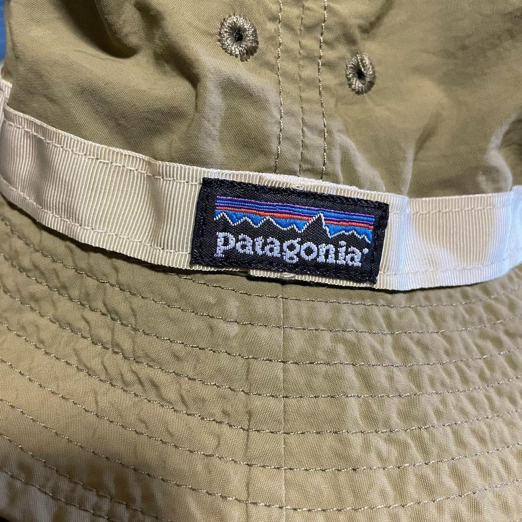 Used "Patagonia Bucket Hat Khaki M" Patagonia 100% Nylon Khaki Bucket Hat