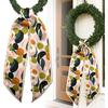2 Pack Spring Fall Wreaths Sash for Front Door, Wreath Accessories, for Monogram Garland Ribbon, for Xmas Garland Decor Accessories Wedding Party