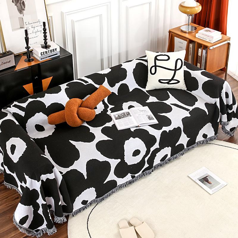 

Чехол для волос Ins с песком, универсальный чехол для четырех сезонов, простой современный чехол для дивана с полным покрытием, полотенце для волос с песком, чехол для дивана, одеяло 180*130cm