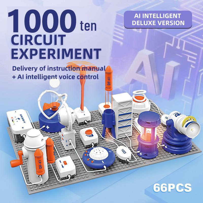 DIY Science Experiment Kit - Electronic Circuit Building Blocks for Primary Students