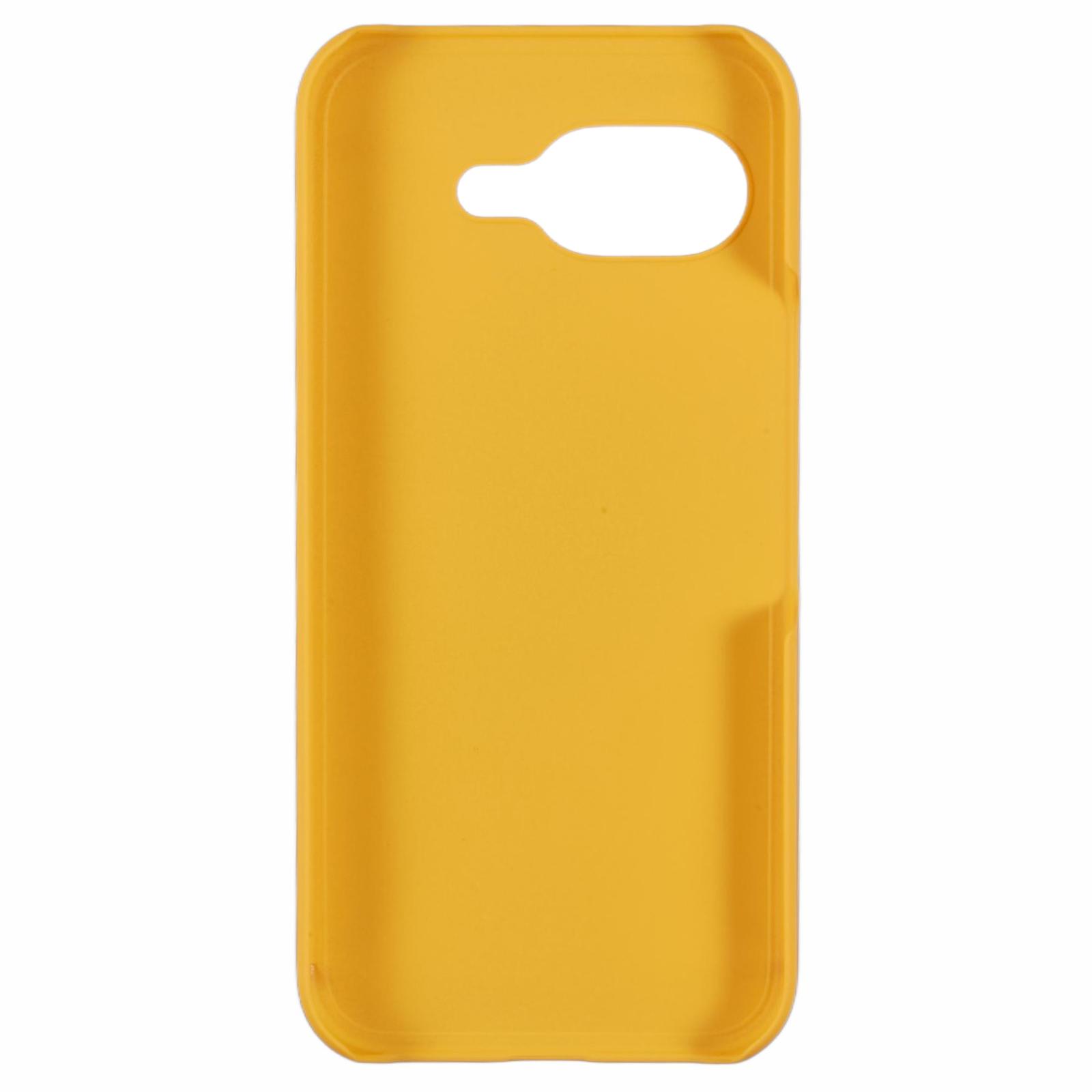 

For Google Pixel 9a Case Hard PC Frosted Minimalist Phone Cover Yellow