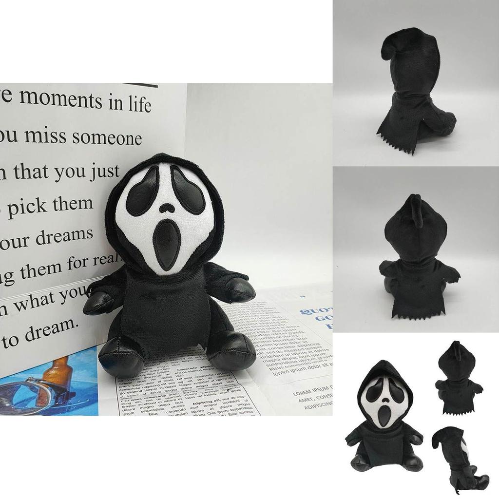 Scream Ghostface Plush Doll For Home Decor And Horror Themed Parties 7.87 Inches