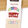 Smokeless Spiral Birthday Cake Candles - Colorful Crystal Design with Free Shipping