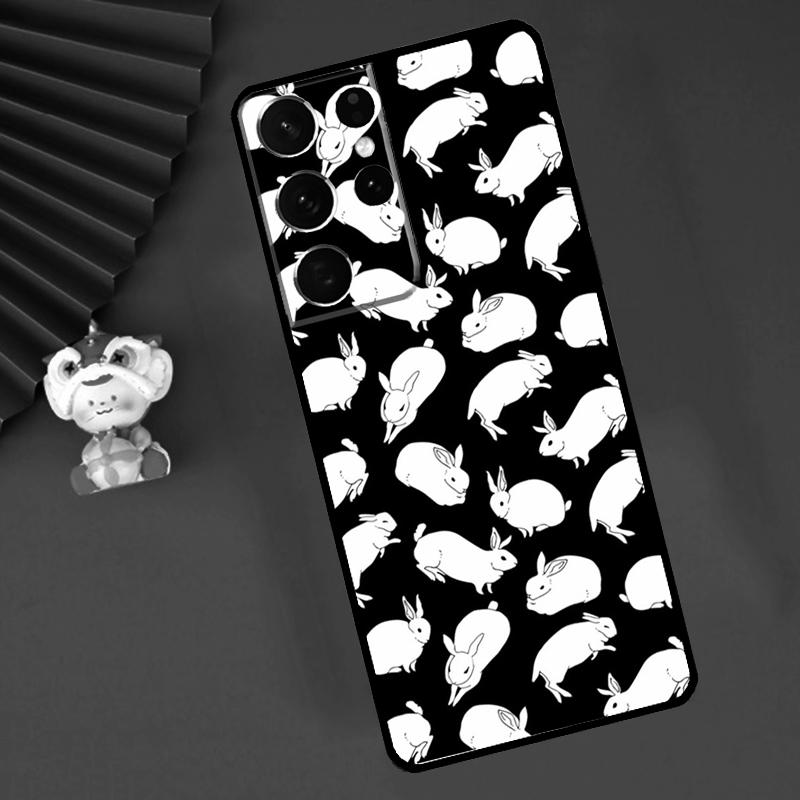

Bunny Rabbits Case For Samsung Galaxy S24 S23 S25 S26 Ultra S20 FE S21 S22 Plus S10 S25 FE Cover Funda Galaxy S24 FE