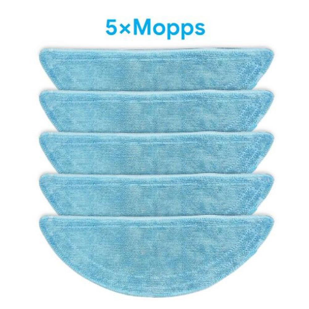 Protect Your Floors and Enhance Cleaning Efficiency with For Tesvor M1 S6 S4 Vacuum Cleaner Mop Cloths 5 Count China Mainland