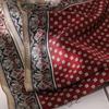 100% mulberry silk retro geometric printing high-end silk square scarf women's spring versatile light luxury small silk scarf scarf