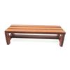 1/12 Miniature Doll House Wooden Bench Long Chair DIY Garden Landscape Decor