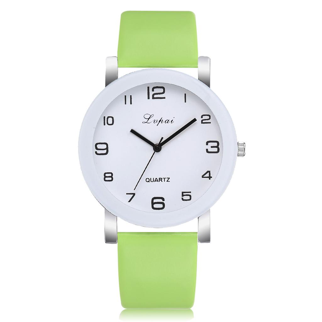 Fashion Simple Leather Watch Women Analog Quartz Wrist Watches