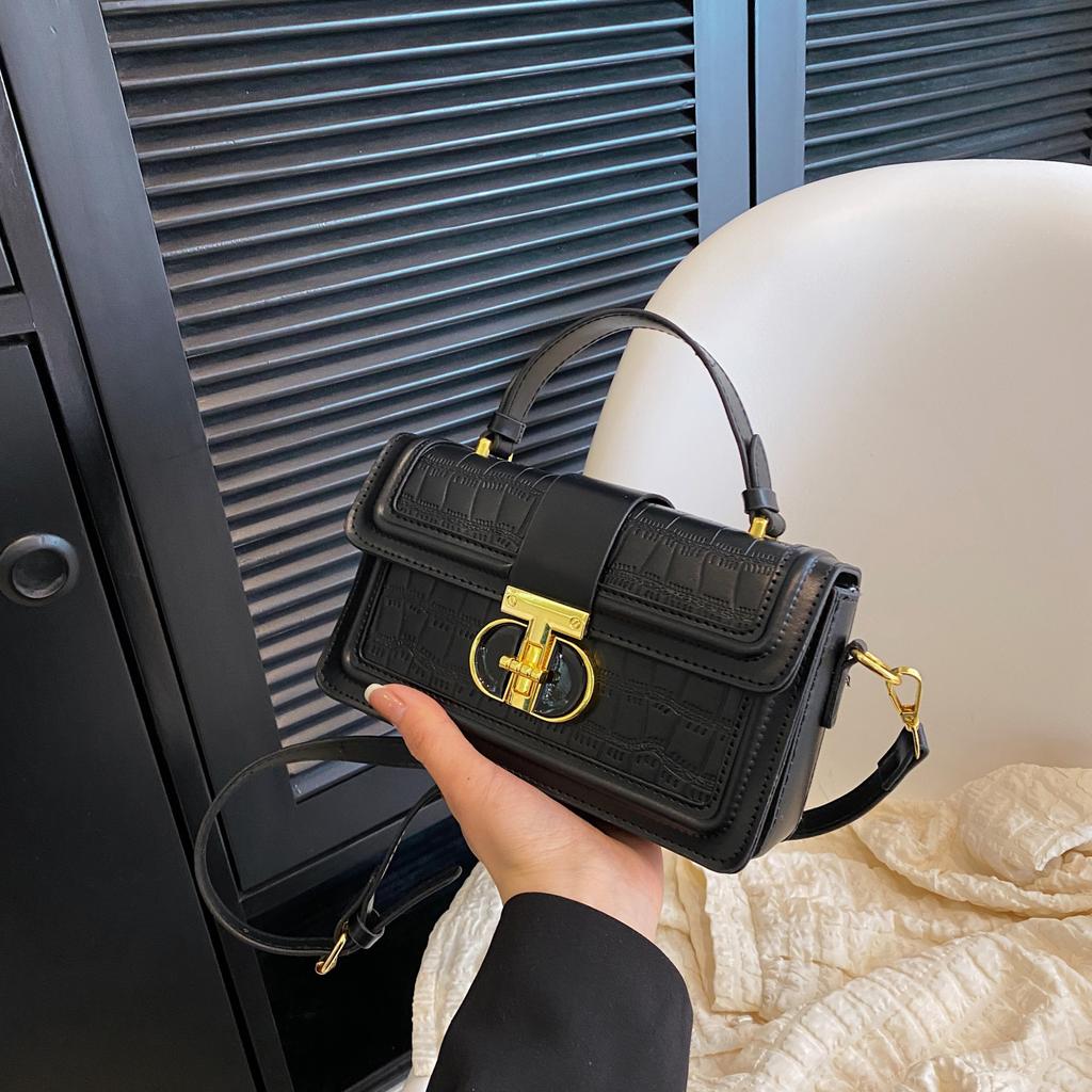 Women Luxury Designer Female Bags PU Leather Lock Women Handbags Alligator Shoulder bag New Casual Fashion Ladies Messenger Bags