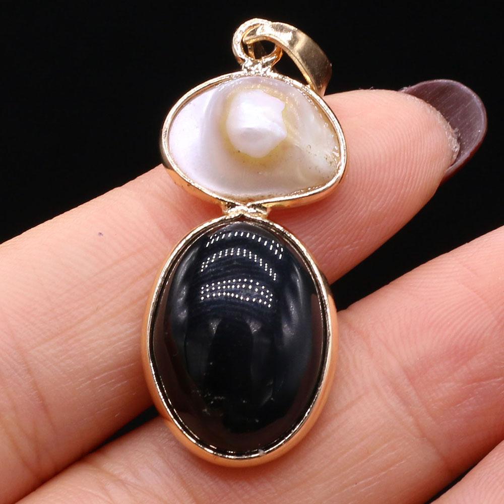 1Pc Unique Natural Stone Agate Pendant, Bohemian Irregular Women Charms for DIY Necklace Earrings Decoration Accessories, Carnival Jewellery Making