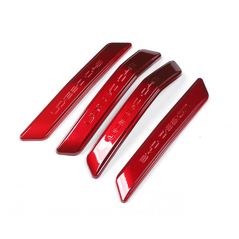 For BYD SONG PLUS Pro Car Door Bumper Strip Border Wipe Sticker Door Protection Sticker Car Exterior Modification Parts