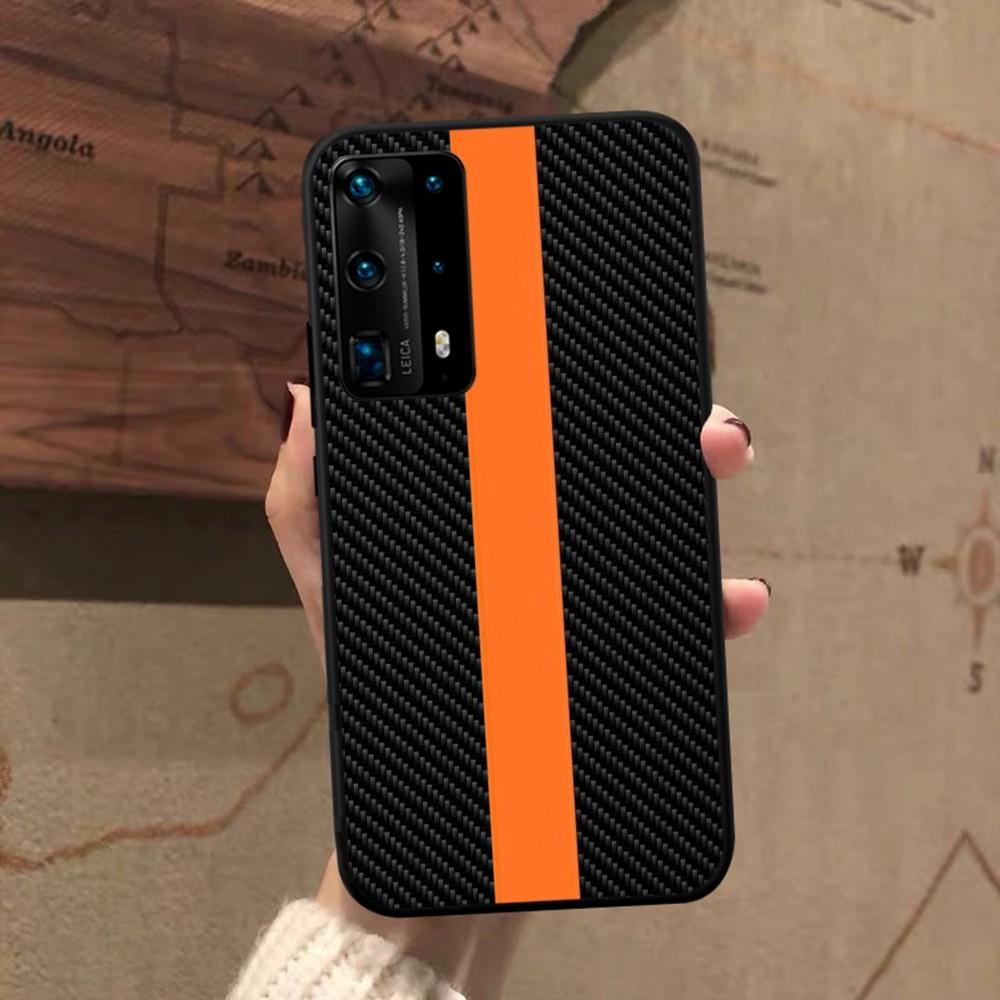 Car Carbon fibre Phone Case For Huawei P 8 9 10 20 30 40 50 Pro Lite Psmart Honor 10 lite 70 Mate 20lite