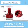 1/4 Aluminum Alloy Hand-Tightened Drone Gimbal Adjustment Screw